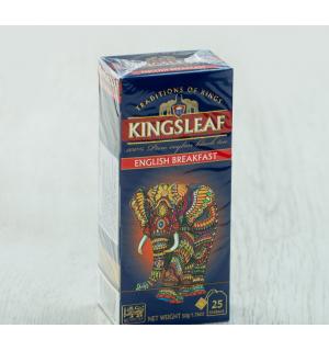 Чай черный Kingsleaf English Breakfast 50г (25 пак.)