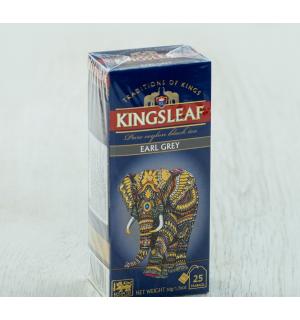 Чай черный Kingsleaf Earl Grey 50г (25 пак.)