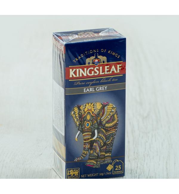 Чай черный Kingsleaf Earl Grey 50г (25 пак.)