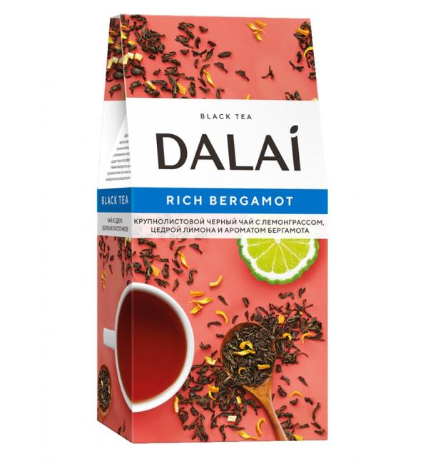 Чай черный Dalai Rich Bergamot 80г