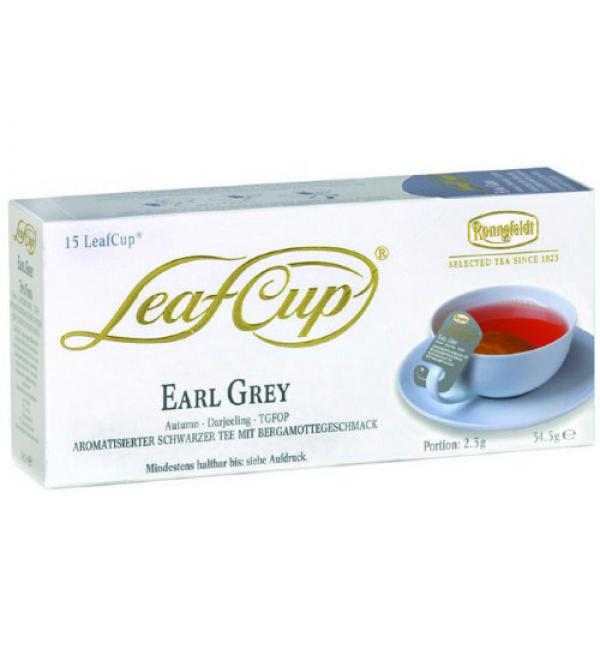 Чай черный Ronnefeldt Leaf Cup Earl Grey 34,5г (15 пак.)