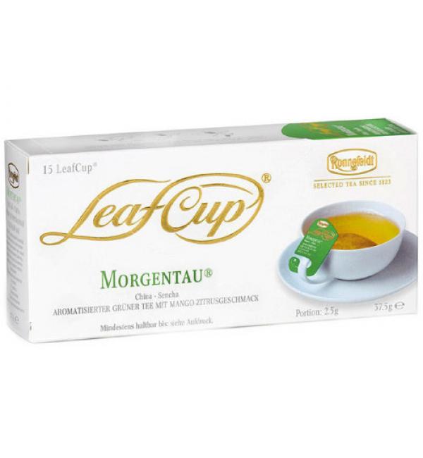 Чай зеленый Ronnefeldt Leaf Cup Morgentau 37,5г (15 пак.)
