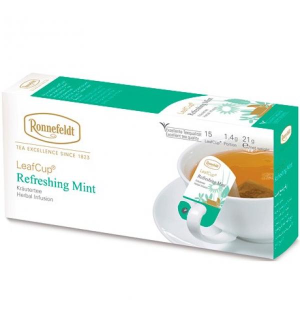 Чай травяной Ronnefeldt Leaf Cup Refreshing Mint 21г (15 пак.)