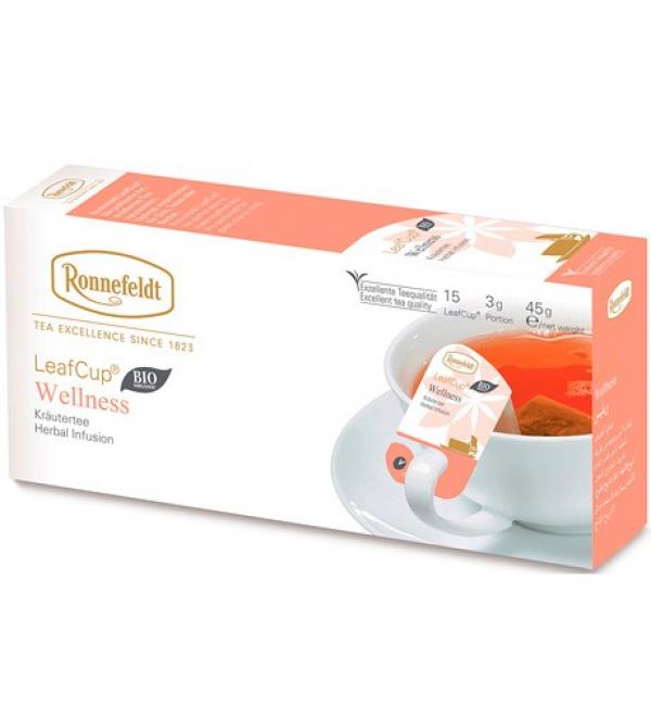Чай травяной Ronnefeldt Leaf Cup Wellness 45г (15 пак.)