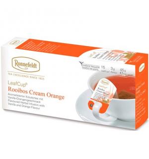Чай травяной Ronnefeldt Leaf Cup Rooibos Cream Orange 45г (15 пак.)