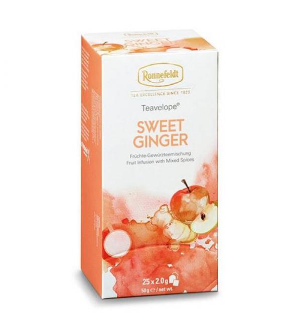 Чай Красный Ronnefeldt Teavelope Sweet Ginger 50г (25 пак.)