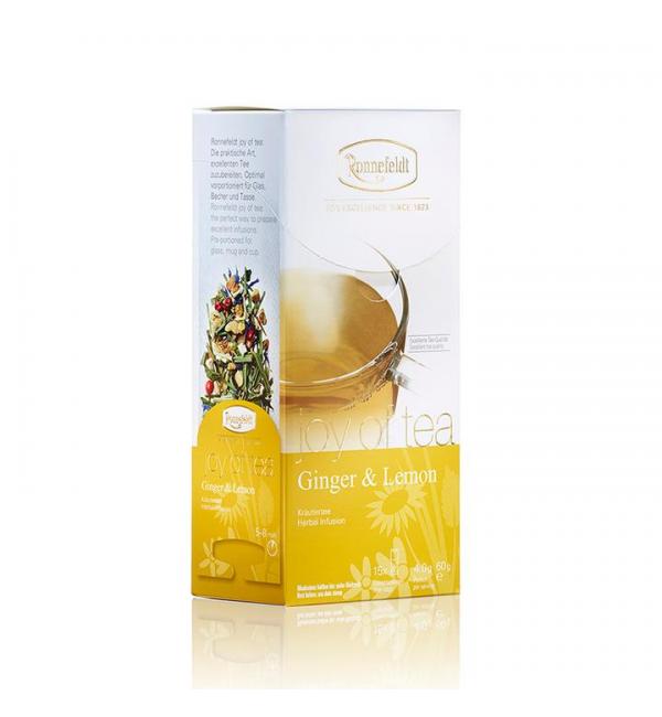 Чай травяной Ronnefeldt Joy of Tea Ginger Lemon 60г (15 пак.)