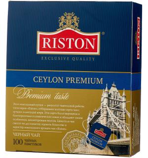 Чай черный Riston Ceylon Premium 200г (100 пак.)