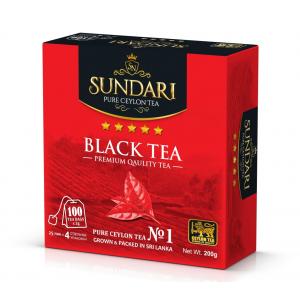 Чай черный Sundari 200г (100 пак.)