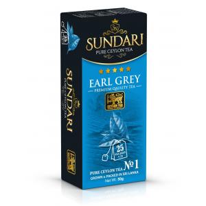 Чай черный Sundari Earl Grey 50г (25 пак.)