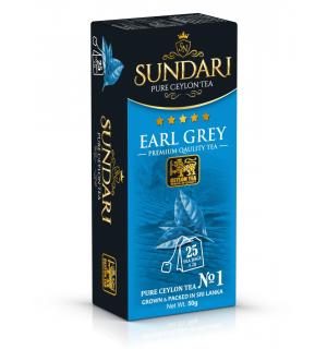 Чай черный Sundari Earl Grey 50г (25 пак.)