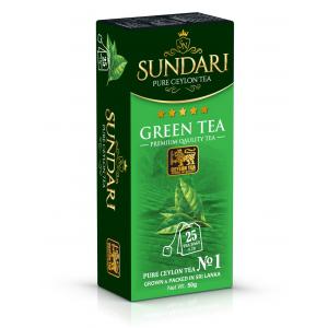 Чай зеленый Sundari 50г (25 пак.)
