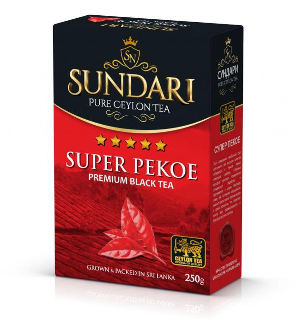 Чай черный Sundari Super Pekoe 250г