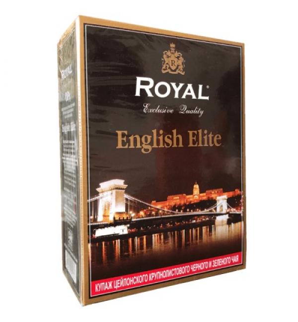 Чай черный и зеленый Royal English Elite 200г (100 пак.)