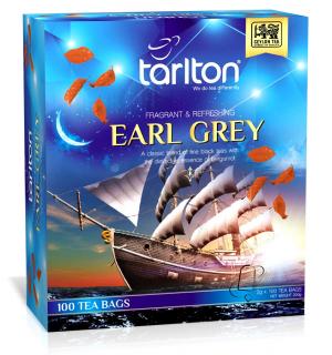 Чай черный Tarlton Earl Grey 200г (100 пак.)