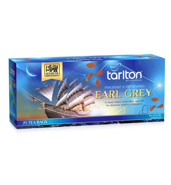 Чай черный Tarlton Earl Grey Premium Enveloped 50г (25 пак.)