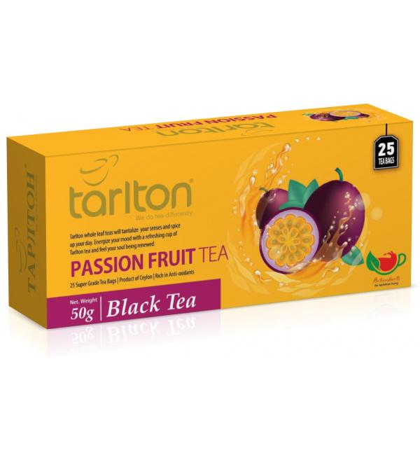 Чай черный Tarlton Passion Fruit 50г (25 пак.)