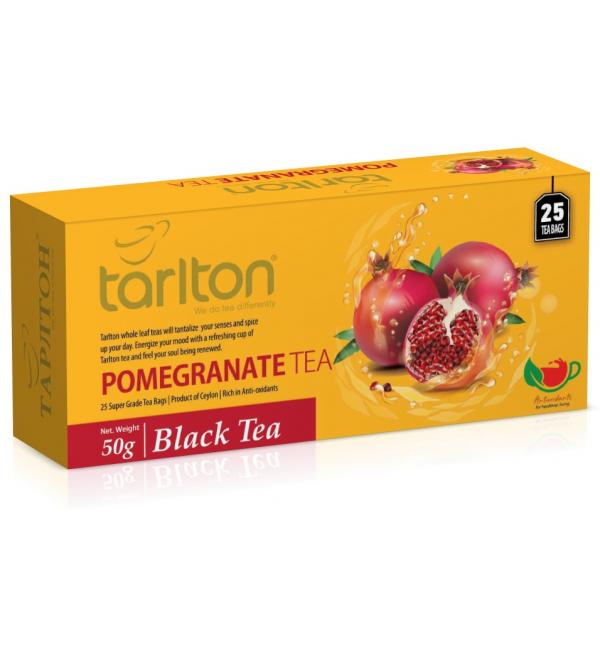 Чай черный Tarlton Pomegranate 50г (25 пак.)