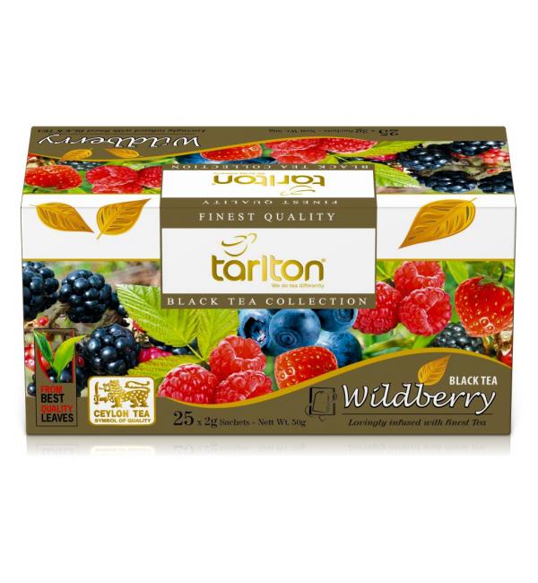 Чай черный Tarlton WildBerry Enveloped 50г (25 пак.)