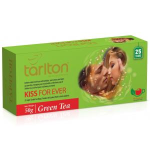 Чай зеленый Tarlton Kiss for ever 50г (25 пак.)