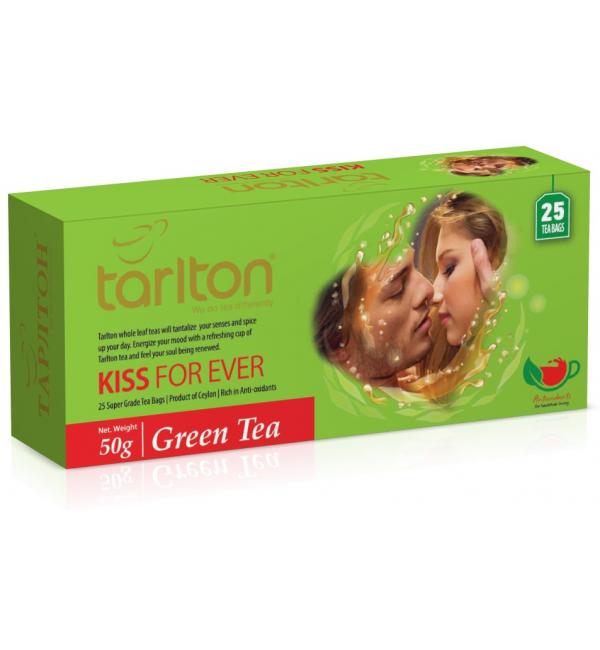 Чай зеленый Tarlton Kiss for ever 50г (25 пак.)
