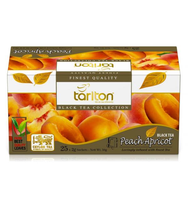 Чай черный Tarlton Peach Apricot 50г (25 пак.)