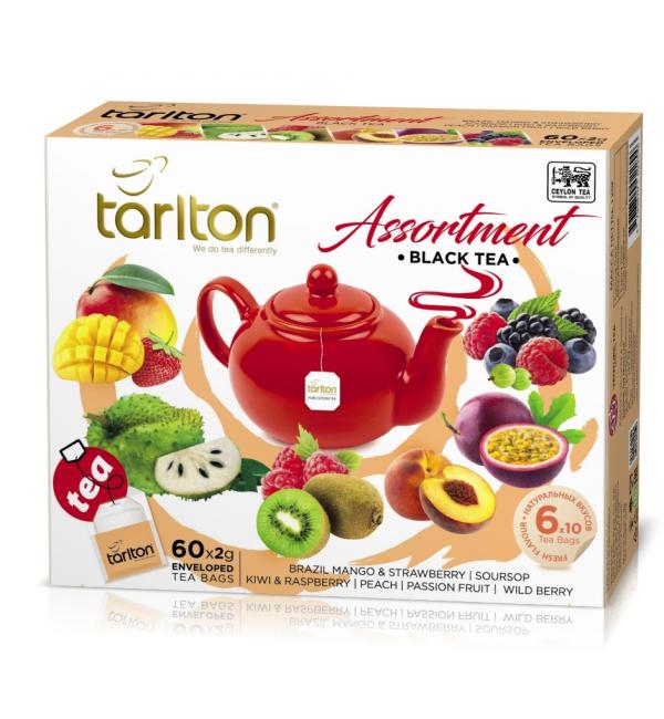 Чай черный Tarlton Black Assortment 120г (60 пак.)
