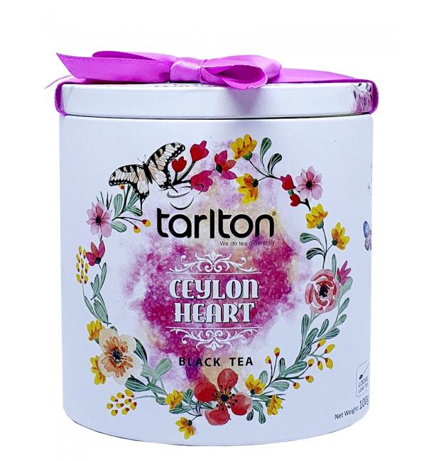 Чай черный Tarlton Ceylon Heart (Железная банка) 100г