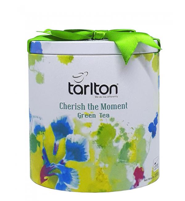 Чай зеленый Tarlton Cherish The Moment (Железная банка) 100г
