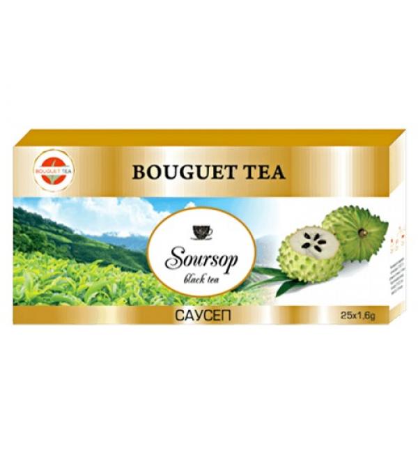 Чай черный Bouguet Tea Soursop 40г (25 пак.)