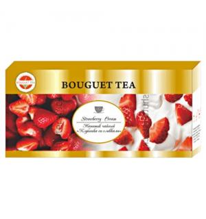 Чай черный Bouguet Tea Strawberry Cream 40г (25 пак.)