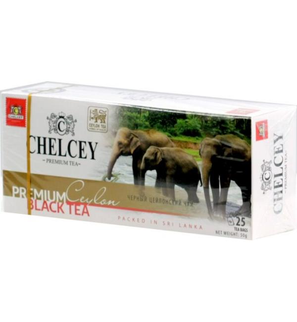 Чай черный Chelcey Premium Ceylon 50г (25 пак.)