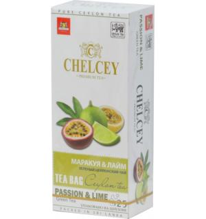 Чай зеленый Chelcey Passion Fruit Lime 50г (25 пак.)