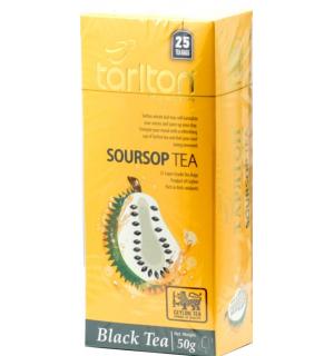 Чай черный Tarlton Premium Enveloped Soursop 50г (25 пак.)
