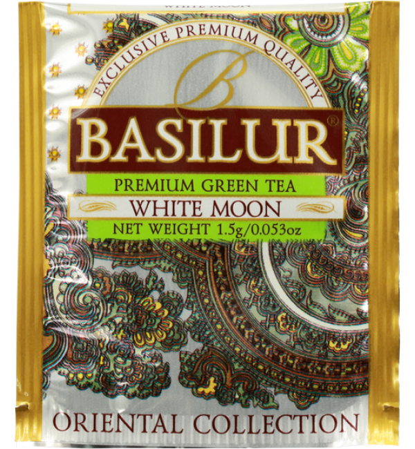 Чай зеленый Basilur Oriental White Moon 158г (100 пак.)