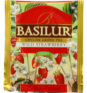Чай черный Basilur Magic Fruits Strawberry 210г (100 пак.)