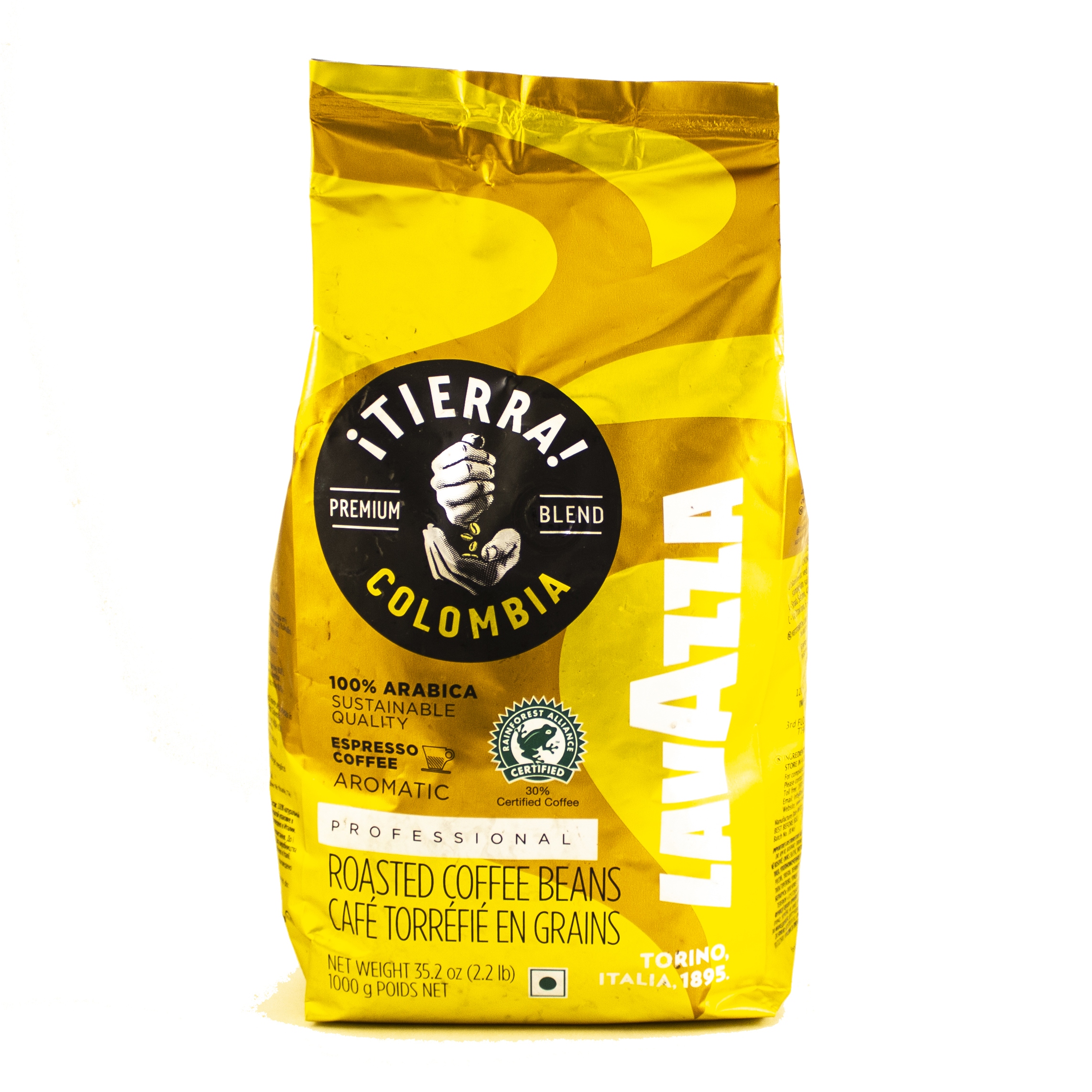 Кофе зерновой Lavazza Tierra Colombia 1кг купить по цене 55.00 руб. в Минске